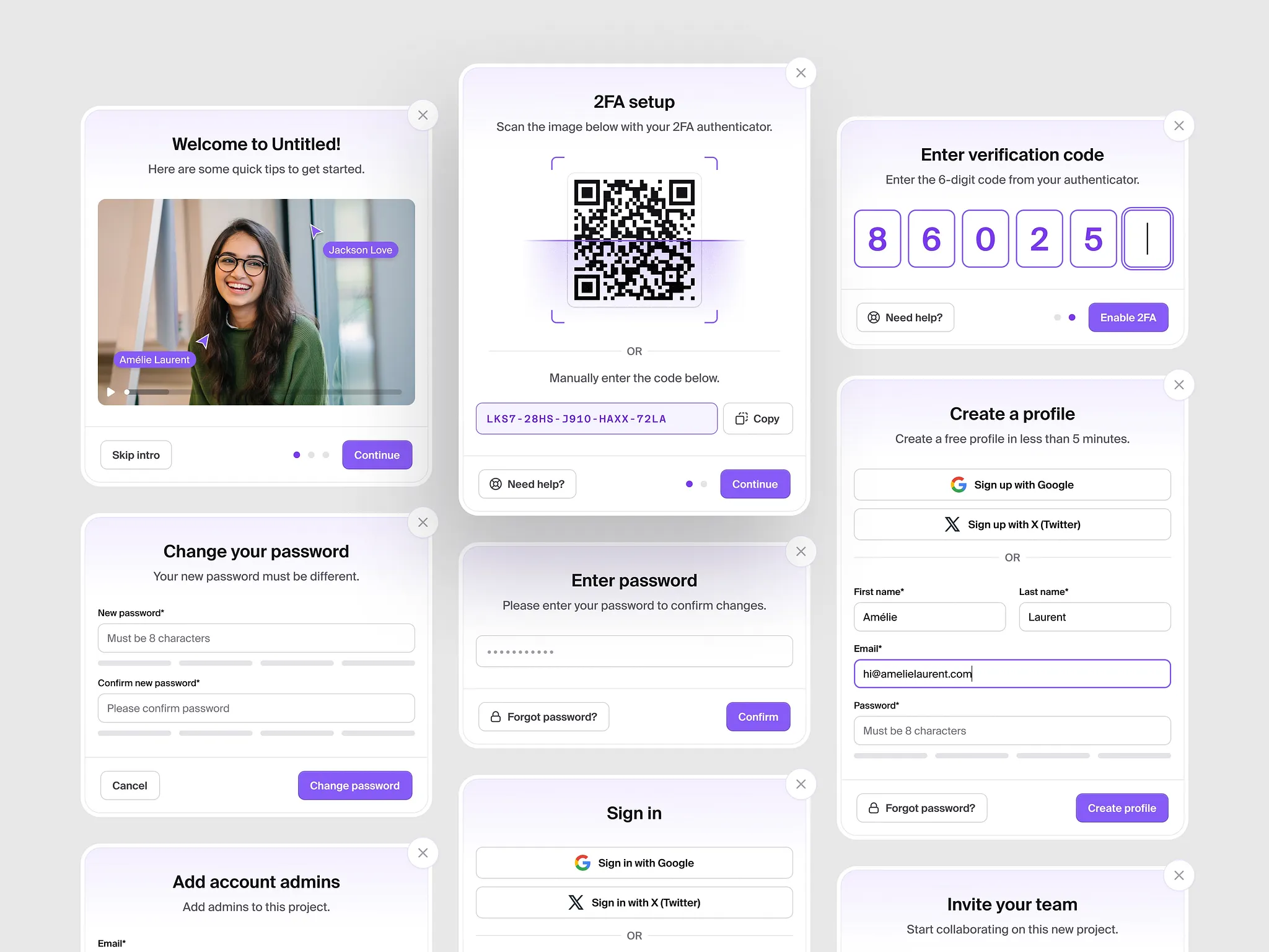 Signup and set up your profile Photo 2