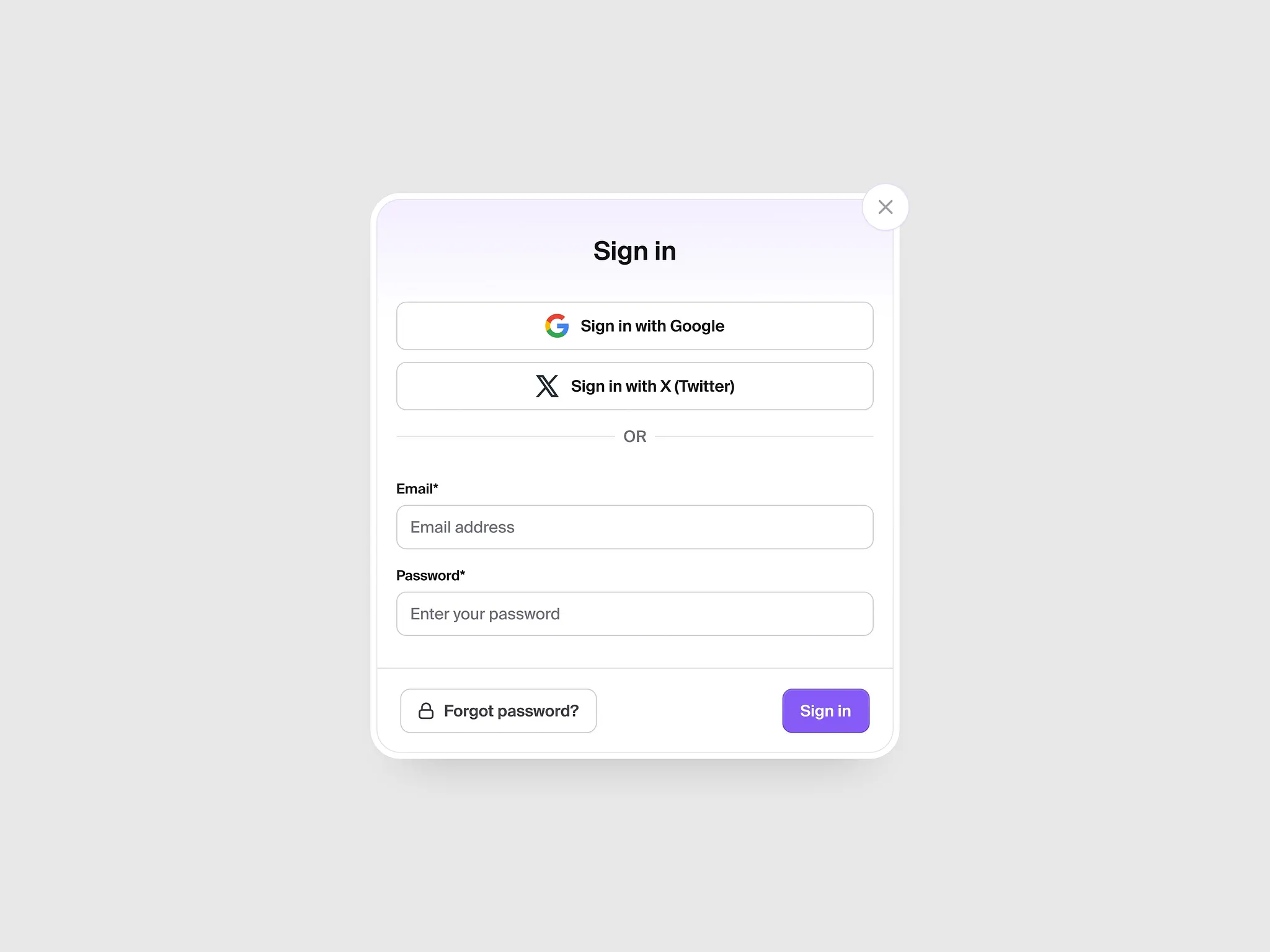 Signup and set up your profile Photo 1